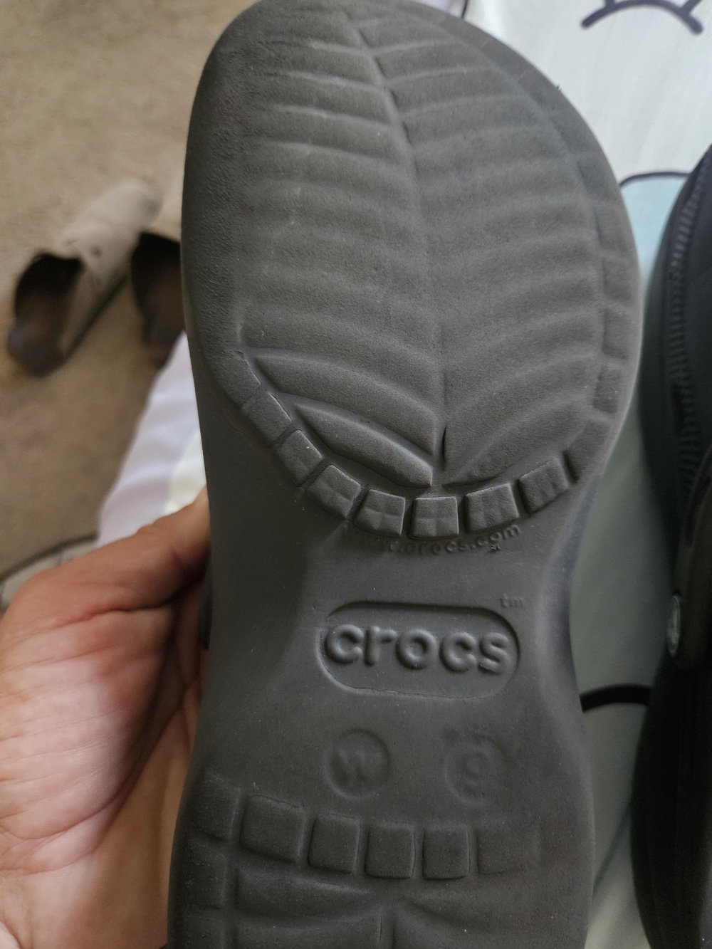 Crocs Slip-On Comfort Shoe - Black